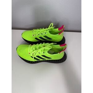 Adidas 4DFWD Signal Green Black Running Shoes Q46445 Size 8 Men’s